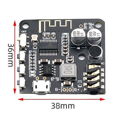 DIY Bluetooth 5.0 Audio Receiver Module PRO MP3 Bluetooth Decoder Board Car Speaker Audio Amplifier Board 4.1 - Breadboard / Amplifier Board by buy2fix | Online Shopping UK | buy2fix