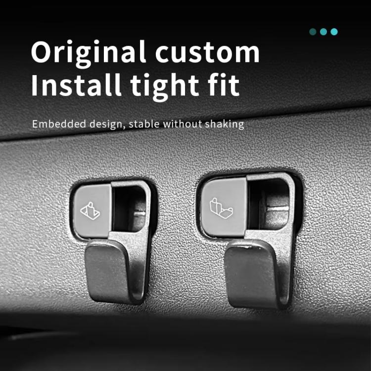 For Tesla Model Y Embedded Trunk Hook Storage Car Hook Automotive Interior Accessories(2pairs /Pack) - Auto Fastener & Clips by buy2fix | Online Shopping UK | buy2fix