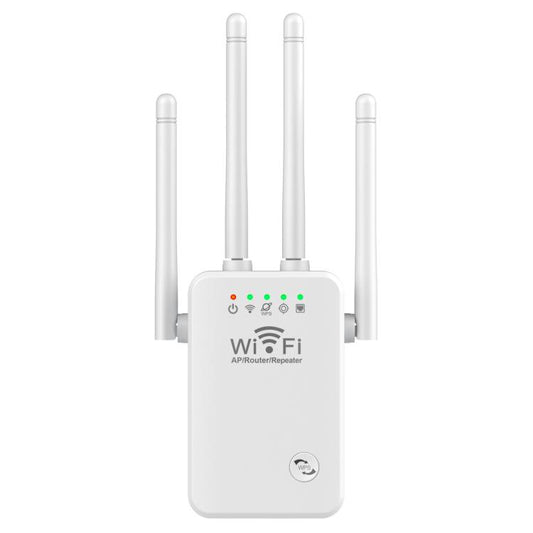 Urant U9 300Mbps 2.4G Wireless Repeater WiFi Signal Amplifier Support WPS Quick Setting US Plug White - Broadband Amplifiers by Urant | Online Shopping UK | buy2fix