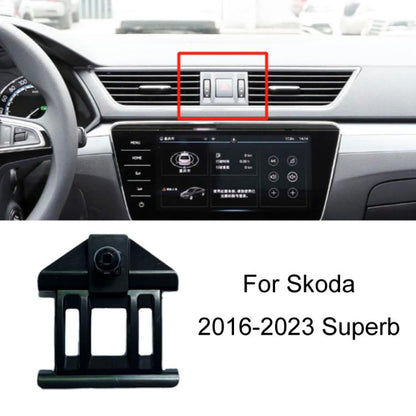 For Skoda Car Special Mobile Phone Navigation Bracket Base, Model: 16-23 Superb - Special Car Holders by buy2fix | Online Shopping UK | buy2fix