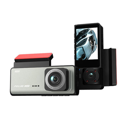 G71 HD 1080P Three-Lens 2.0-Inch Infrared Night Vision Driving Recorder, Spec: No WIFI - Car DVRs by buy2fix | Online Shopping UK | buy2fix