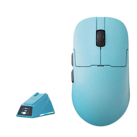 Ajazz AJ159 APEX Gaming Mouse PAW3395 Wireless Tri-Mode Lightweight With Charging Dock Mouse(Blue) - Wireless Mice by Ajazz | Online Shopping UK | buy2fix