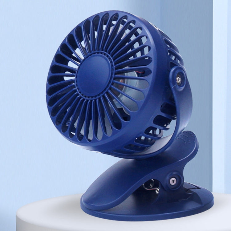 Desktop Portable USB Mini Clip Fan (Blue) - Electric Fans by buy2fix | Online Shopping UK | buy2fix