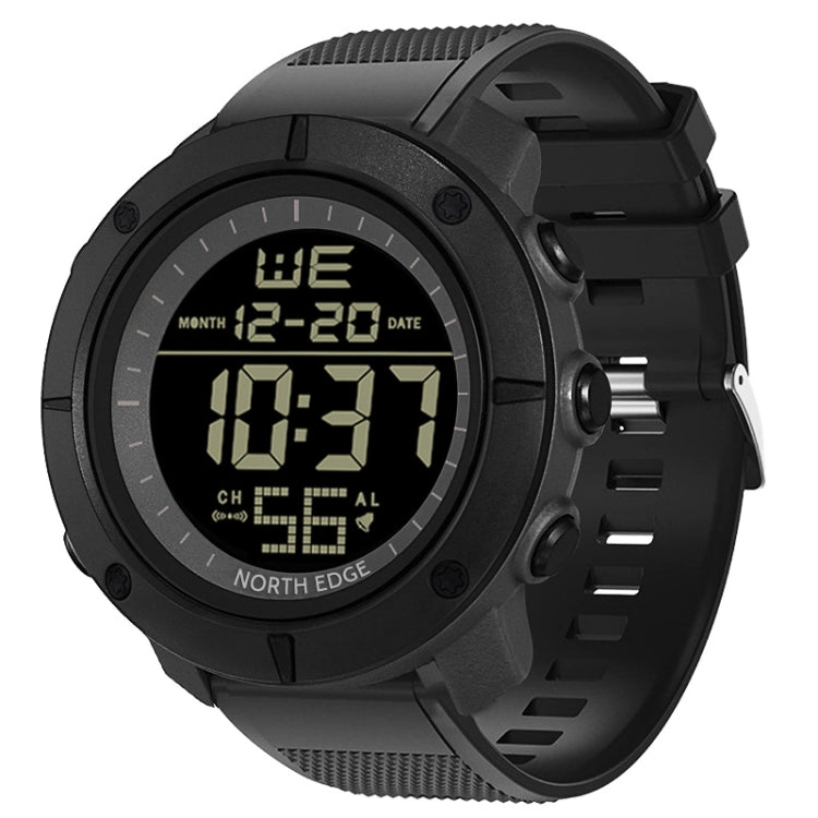 TANK North Edge Men Fashion Professional Military Army Outdoor Sport Waterproof Running Swimming Smart Digital Watch(Black) - Sport Watches by NORTH EDGE | Online Shopping UK | buy2fix