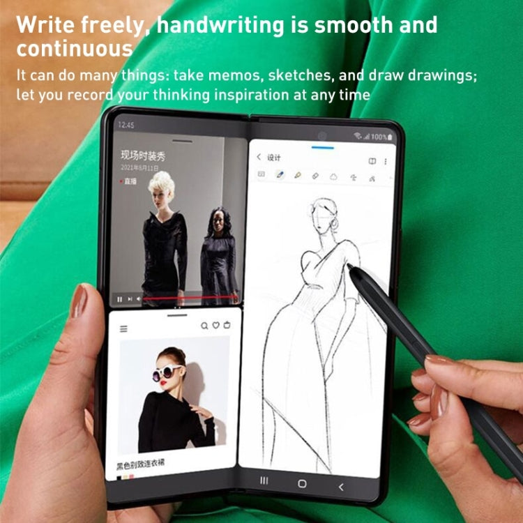 For Samsung Galaxy Z Flip4 Touch Capacitive Pen Stylus (Black) - Stylus Pen by buy2fix | Online Shopping UK | buy2fix
