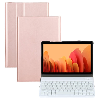 A500S Detachable Bluetooth Backlight Keyboard Ultrathin Horizontal Flip Leather Tablet Case with Holder for Samsung Galaxy Tab A7 10.4 (2020) T500 / T505(Rose Gold) - Samsung Keyboard by buy2fix | Online Shopping UK | buy2fix