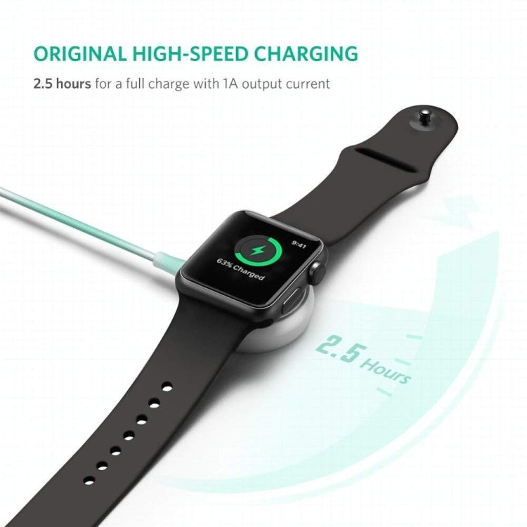2m Type-C Universal Portable Magnetic Wireless Charger for Apple Watch Series Ultra & 8 & 7 & 6 & 5 & 4 & 3 & 2 - Charger / Holder by buy2fix | Online Shopping UK | buy2fix