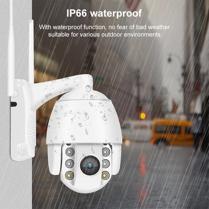QX2 4G (US Version) 1080P HD 360 Degrees Panoramic Day and Night Full-color Waterproof Smart Camera, Support Motion Detection / Two-way Voice / TF Card, UK Plug - Security by buy2fix | Online Shopping UK | buy2fix