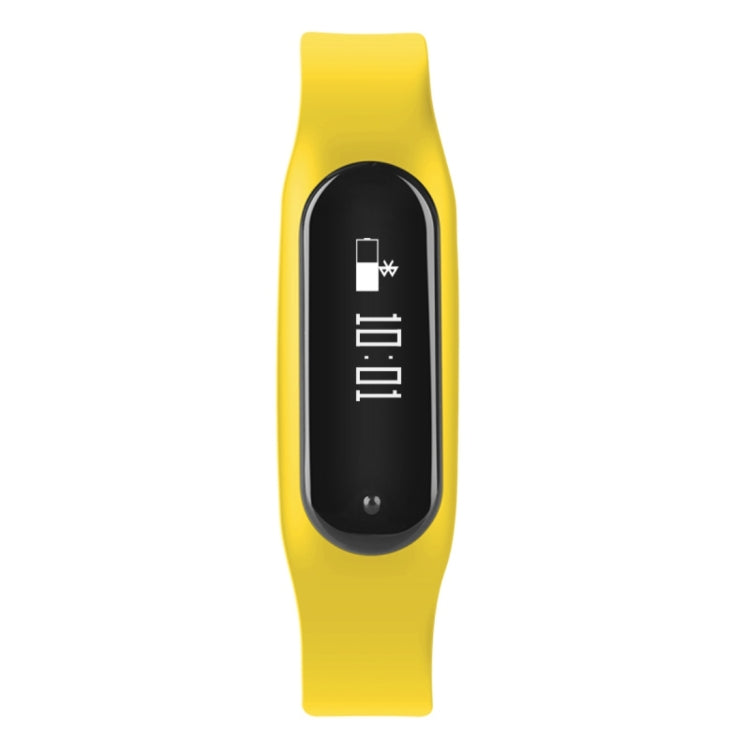 CHIGU C6 0.69 inch OLED Display Bluetooth Smart Bracelet, Support Heart Rate Monitor / Pedometer / Calls Remind / Sleep Monitor / Sedentary Reminder / Alarm / Anti-lost, Compatible with Android and iOS Phones (Yellow) - Smart Wear by buy2fix | Online Shopping UK | buy2fix