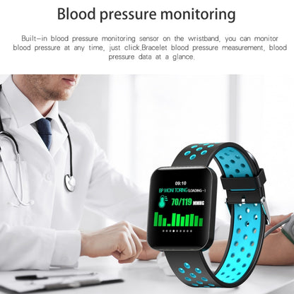 S88 1.54 inches TFT Color Screen Smart Bracelet IP67 Waterproof, Silicone Watchband, Support Call Reminder /Heart Rate Monitoring /Sleep Monitoring /Sedentary Reminder /Blood Pressure Monitoring(Green) - Smart Wear by buy2fix | Online Shopping UK | buy2fix