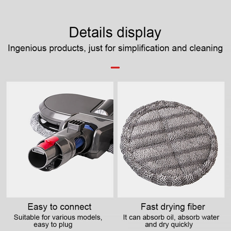 2 PCS Mopping Cloth Rag For Dyson X001 Mop Cleaning Head - Consumer Electronics by buy2fix | Online Shopping UK | buy2fix