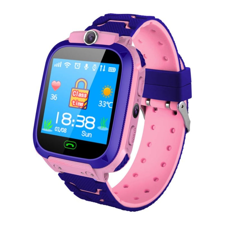 Q12 1.44 inch Color Screen Smartwatch for Children, Not Waterproof, Support LBS Positioning / Two-way Dialing / SOS / Voice Monitoring / Setracker APP (Pink) - Smart Wear by buy2fix | Online Shopping UK | buy2fix