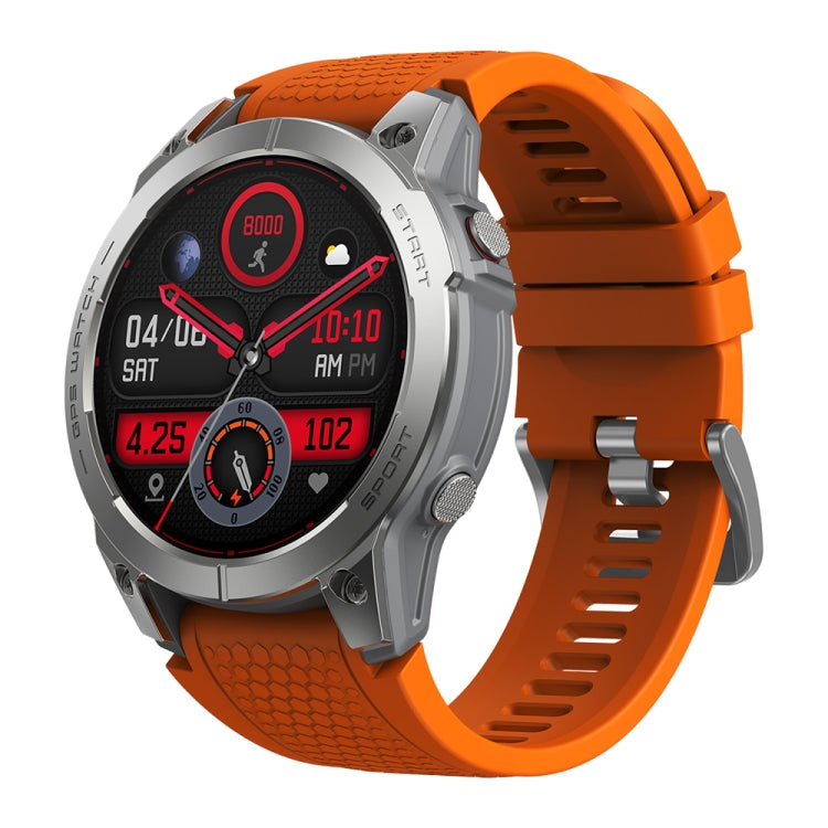 Zeblaze Stratos 3 1.43 inch AMOLED Screen IP68 Waterproof Smart Watch, Support Bluetooth Call / GPS (Orange) - Smart Watches by Zeblaze | Online Shopping UK | buy2fix