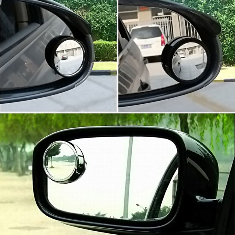 Car Blind Spot Rear View Wide Angle Mirror, Diameter: 5.5cm(Black) - Convex Mirror & Accessories by buy2fix | Online Shopping UK | buy2fix