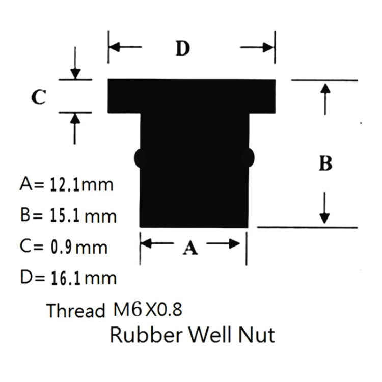 20 in 1 M6 Universal Motorcycle Windshield Brass Nuts - In Car by buy2fix | Online Shopping UK | buy2fix