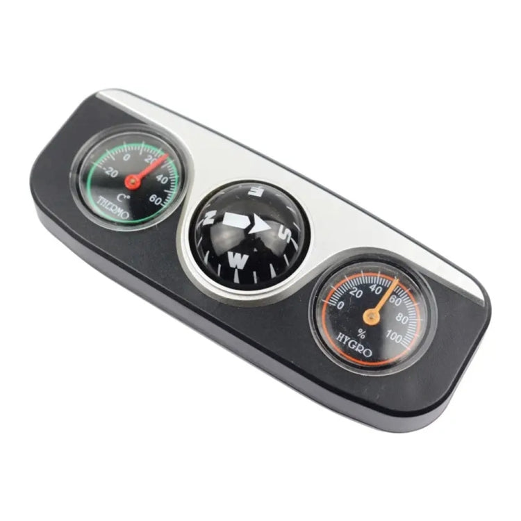LC-3 3 in 1 Multifunctional Car Compass & Compass Ball & Thermometer - Clocks & Car Meters by buy2fix | Online Shopping UK | buy2fix