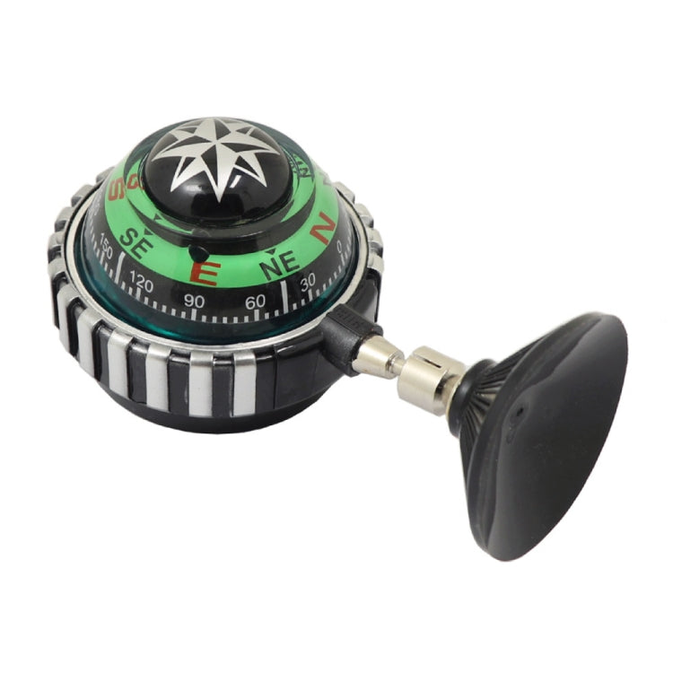 LC530 Car Compass Ball Compass Car Decoration With Suction Cup - Clocks & Car Meters by buy2fix | Online Shopping UK | buy2fix