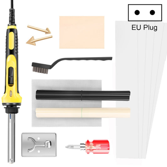 100W Electric Soldering Iron Plastic Welding Machine Car Bumper Repair Plier, EU Plug (Yellow) - Hand Tool Sets by buy2fix | Online Shopping UK | buy2fix