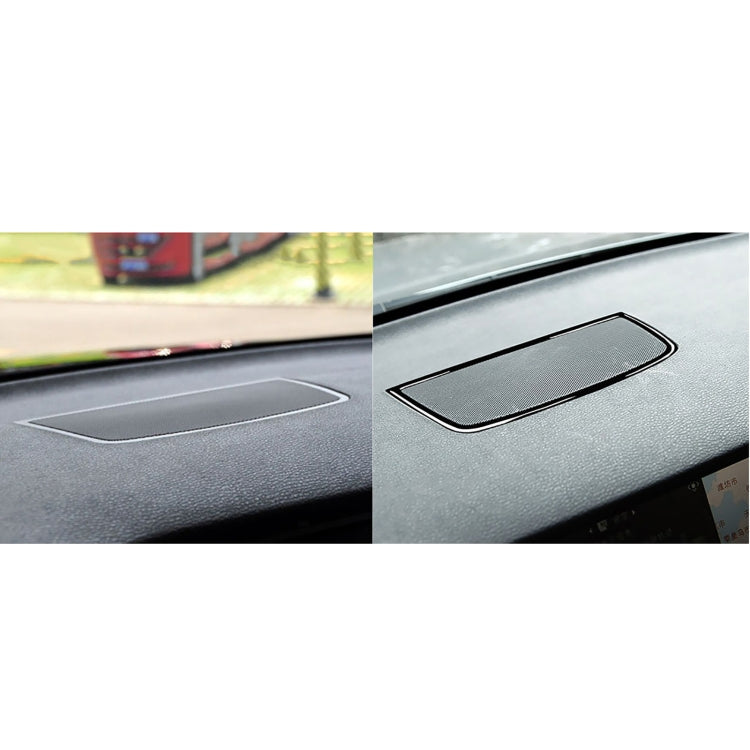 Car Dashboard Horn Frame Decorative Sticker for BMW X5 E70 / X6 E71 2008-2013, Left and Right Drive Universal(Black) - In Car by buy2fix | Online Shopping UK | buy2fix