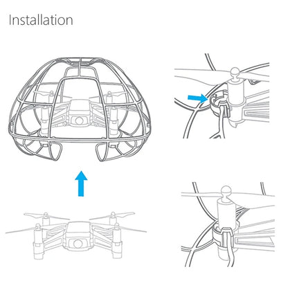 PGYTECH Spherical Protective Cover Cage for DJI TELLO - DJI Tello Series by PGYTECH | Online Shopping UK | buy2fix