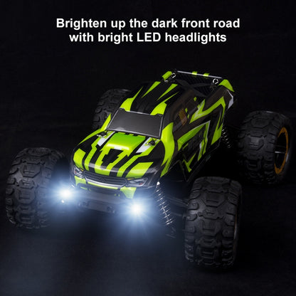 SG-1601 Brush Version 2.4G Remote Control Competitive Bigfoot Off-road Vehicle 1:16 Sturdy and Playable Four-wheel Drive Toy Car Model with LED Headlights & Head-up Wheels (Orange) - RC Cars by buy2fix | Online Shopping UK | buy2fix