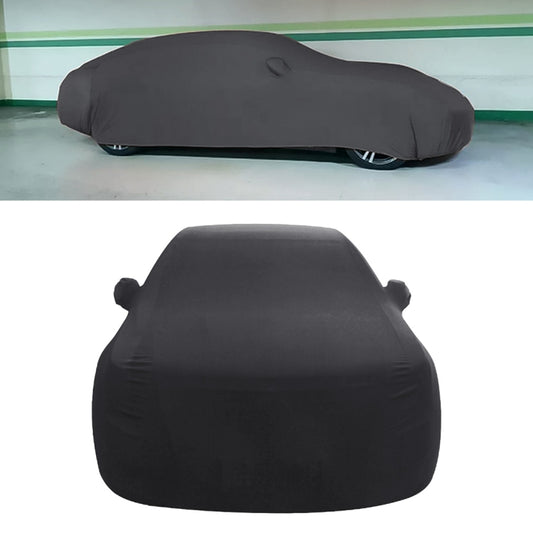 Anti-Dust Anti-UV Heat-insulating Elastic Force Cotton Car Cover for SUV, Size: XL, 5.05m~5.35m (Black) - PE Material by buy2fix | Online Shopping UK | buy2fix