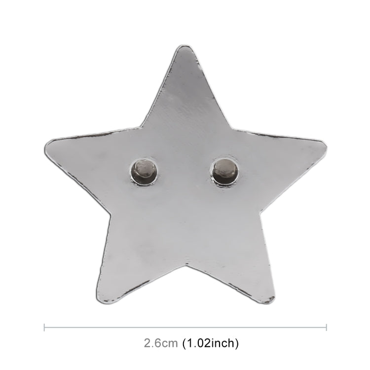 Star Pattern Car Metal Body Decorative Sticker (Silver) - Decorative Sticker by buy2fix | Online Shopping UK | buy2fix