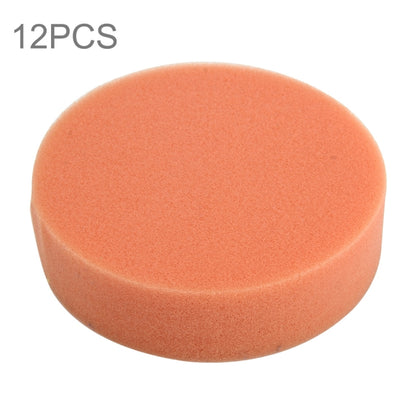 12 PCS Car Wax Sponge Round Sponge High-density Sponge,Size:9.8*9.8cm - Polishing Machine & Accessories by buy2fix | Online Shopping UK | buy2fix