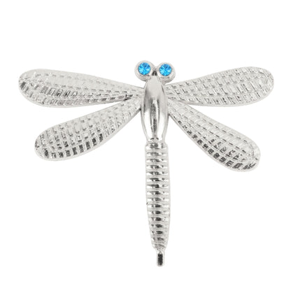 Dragonfly Shape Car Metal Body Decorative Sticker (Silver) - Decorative Sticker by buy2fix | Online Shopping UK | buy2fix