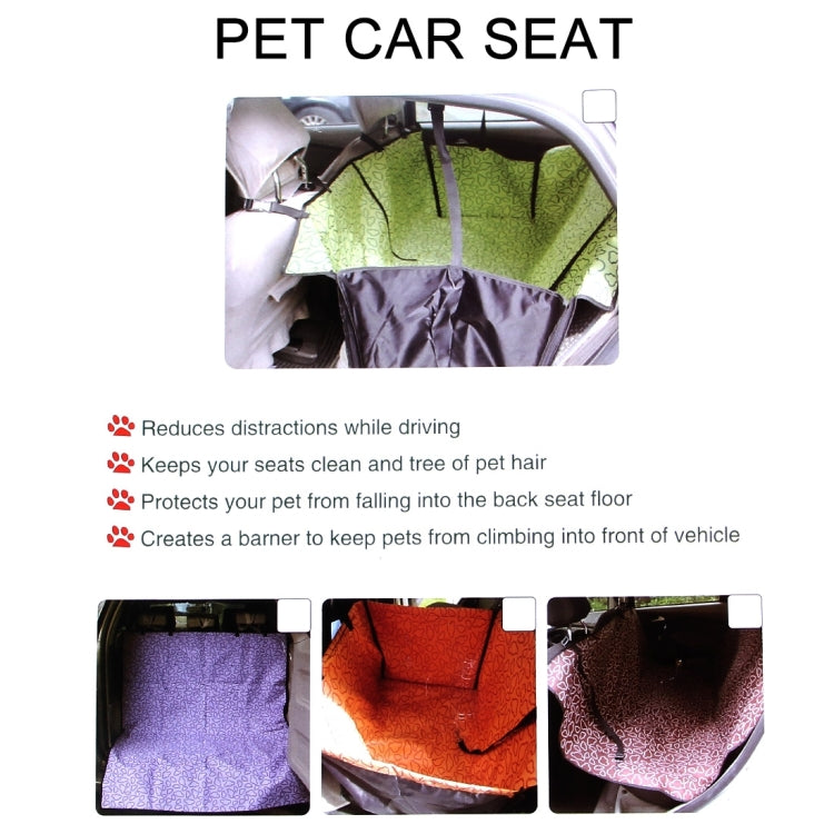 Nonslip Folding Car Front Seat Pattern Cover Pet Cat Dog Cushion Mat, Size: 100 x 50 x 0.1 cm - Seat Accessories by buy2fix | Online Shopping UK | buy2fix