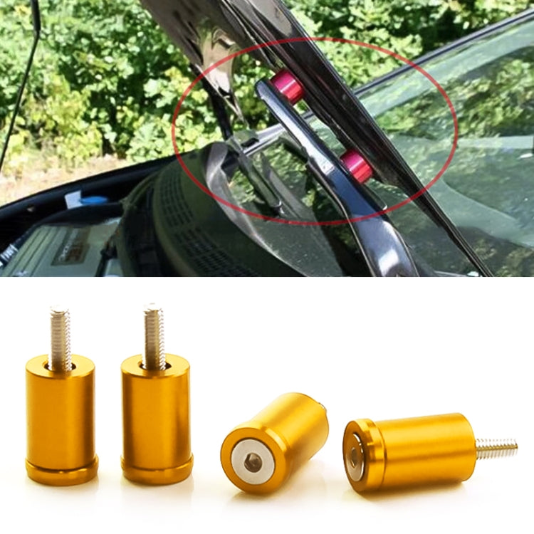 4 PCS Car Modified Isolation Column Engine Cover Blocked Up Screw Engine Turbine Ventilation Gasket Screw Washer (Gold) - In Car by buy2fix | Online Shopping UK | buy2fix