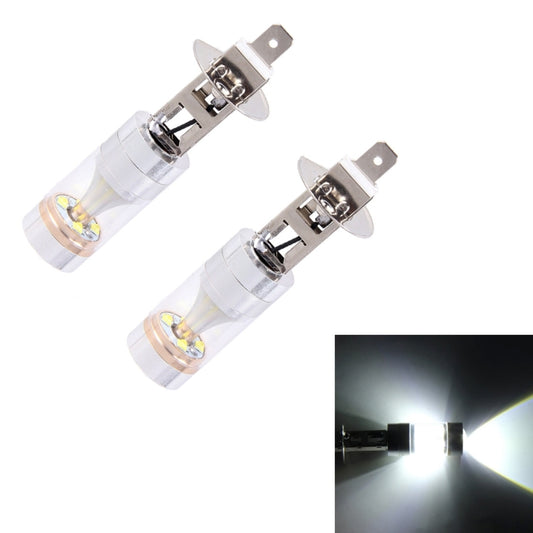 2 PCS H1 30W 350 LM 6000K White Light CREE 6 LED Car Fog Light Bulb, DC 12V - Fog / Driving Lights by buy2fix | Online Shopping UK | buy2fix