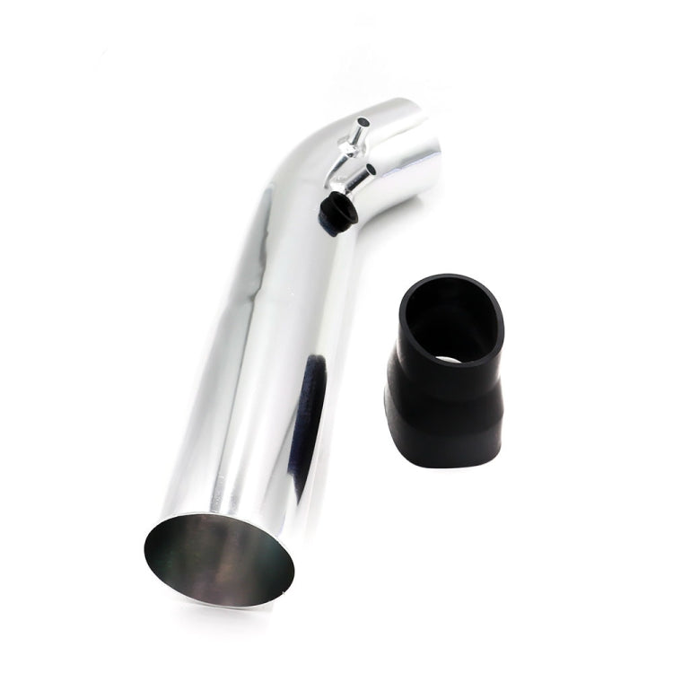 Universal  Air Intakes Short Cold Racing Aluminium Air Intake Pipe Hose with Cone Filter Kit System(Silver) - In Car by buy2fix | Online Shopping UK | buy2fix