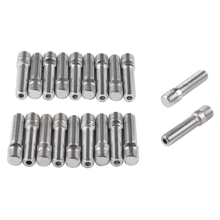 20 PCS 5.8cm Universal Car Modification Extended Wheels Stud Conversion M12x1.25 to M12x1.5 Screw Adapter LN032 LN033 LN044 - In Car by buy2fix | Online Shopping UK | buy2fix