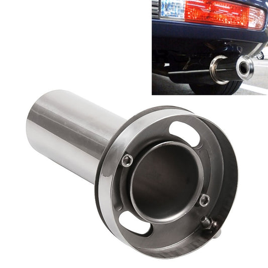 3.5 inch Universal Car 304 Stainless Steel Exhaust Pipe Muffler Adjustable Tail Muffler Tip - In Car by buy2fix | Online Shopping UK | buy2fix