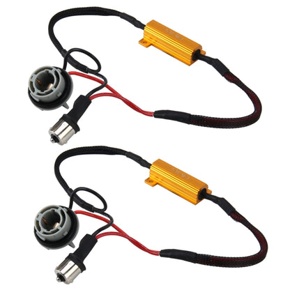 2 PCS 1156/BA15S Car Canbus Error Canceller Decoder Load Resistor LED 50W 8 Ohm No Blinking Decoder - Headlight Ballast by buy2fix | Online Shopping UK | buy2fix