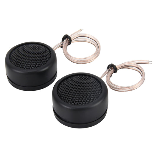 2 PCS 4 Mounting Options High Efficiency Dome Tweeter Mini Car Speaker Dome Tweeter Audio Auto Sound Component Speakers for Car Stereo - Car Amplifiers by buy2fix | Online Shopping UK | buy2fix