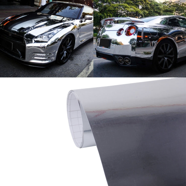 1.52m × 0.5m Electroplating Car Auto Body Decals Sticker Self-Adhesive Side Truck Vinyl Graphics(Silver) - Auto Film by buy2fix | Online Shopping UK | buy2fix