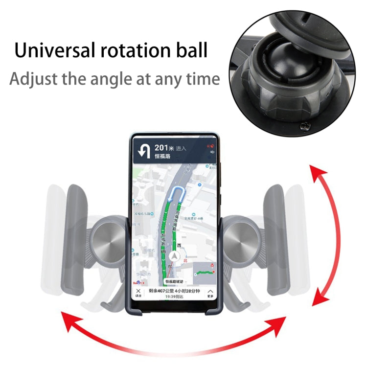 Universal Car Air Vent Mount Phone Holder Stand, Clip Width: 6-8.5cm, For iPhone, Galaxy, Sony, Lenovo, HTC, Huawei and other Smartphones (Black) - Car Holders by buy2fix | Online Shopping UK | buy2fix