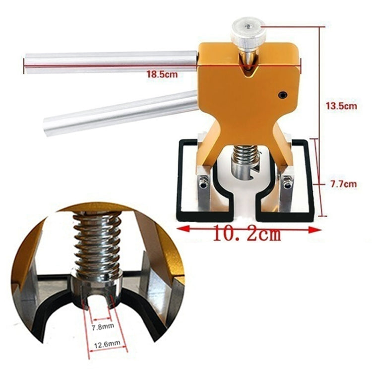 40 in 1 Auto Car Metal PDR Dent Lifter-Glue Puller Tab Hail Removal Paintless Car Dent Repair Tools Kit, with 20W Glue Gun, US Plug or EU Plug - In Car by buy2fix | Online Shopping UK | buy2fix