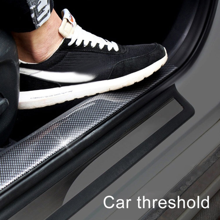 Universal Car Door Threshold Decoration Strip Decorative Sticker, Size : 5CM x 3M(Black) - Decorative Strip by buy2fix | Online Shopping UK | buy2fix