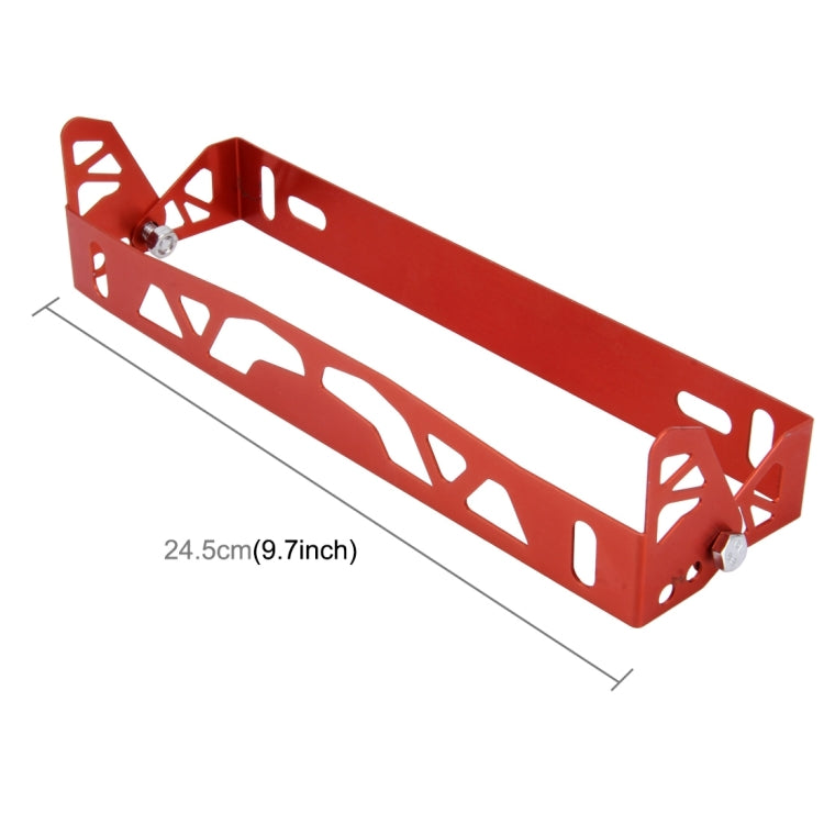 Car Auto Universal Aluminum Alloy Modified License Plate Frame Holder(Red) - License Plate Covers & Frames by buy2fix | Online Shopping UK | buy2fix