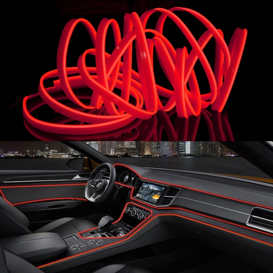3m Cold Light Flexible LED Strip Light For Car Decoration(Red Light) - Atmosphere lights by buy2fix | Online Shopping UK | buy2fix