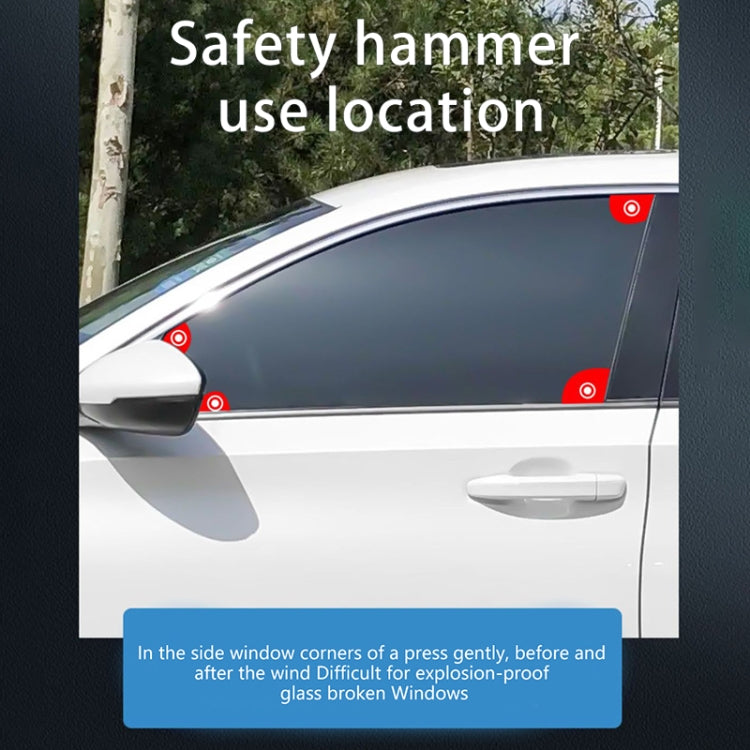Car Safety Hammer Emergency Escape Seat Belt Cutter Window Breaker Rescue Tool(Black)(Black) - In Car by buy2fix | Online Shopping UK | buy2fix