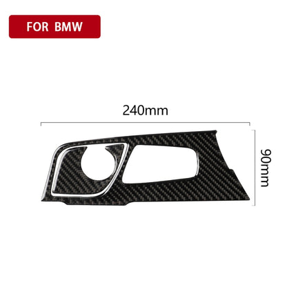 2 in 1 Car Carbon Fiber Gear Position Panel Decorative Sticker for BMW 5 Series G38 528Li / 530Li / 540Li 2018, Left Drive - Car Interior Mouldings by buy2fix | Online Shopping UK | buy2fix