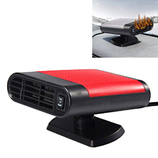 Car Heater Hot Cool Fan Windscreen Window Demister Defroster DC 12V, Ordinary Version (Red) - Heating & Fans by buy2fix | Online Shopping UK | buy2fix