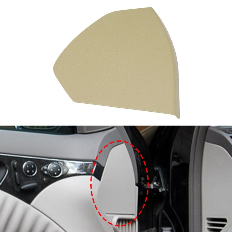 Car Left Side Front Door Trim Panel Plastic Cover 2117270148  for Mercedes-Benz E Class W211 2003-2008 (Yellow) - In Car by buy2fix | Online Shopping UK | buy2fix