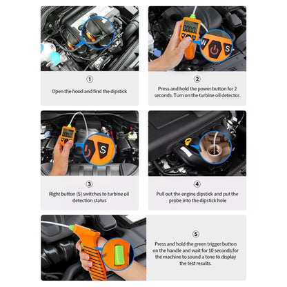 Car Oil Tester Lubricating Oil Quality Analyzer - In Car by buy2fix | Online Shopping UK | buy2fix