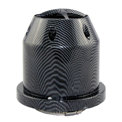 XH-UN005 Car Universal Modified High Flow Mushroom Head Style Intake Filter for 76mm Air Filter (Carbon Fiber Black) - In Car by buy2fix | Online Shopping UK | buy2fix