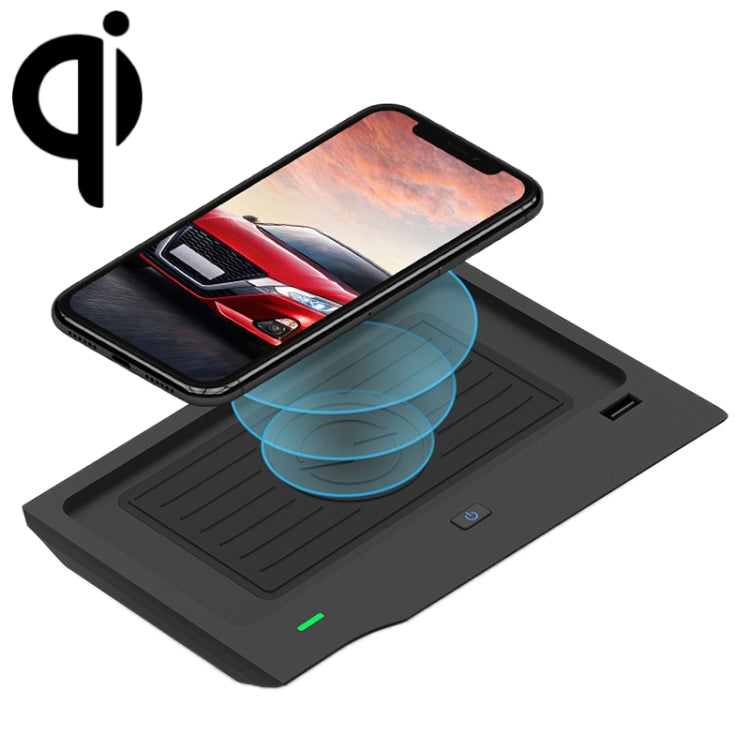 Car Qi Standard Wireless Charger 10W Quick Charging for Nissan Teana 2019-2020, Left Driving - In Car by buy2fix | Online Shopping UK | buy2fix